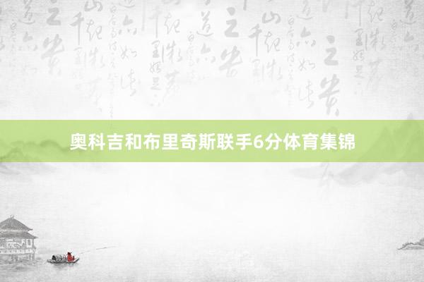 奥科吉和布里奇斯联手6分体育集锦