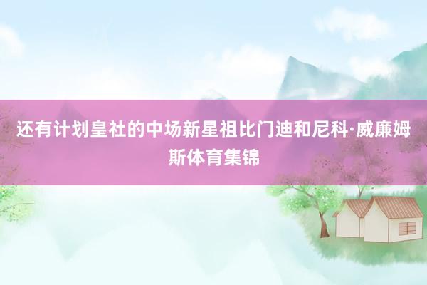 还有计划皇社的中场新星祖比门迪和尼科·威廉姆斯体育集锦