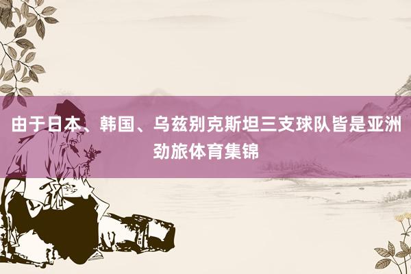 由于日本、韩国、乌兹别克斯坦三支球队皆是亚洲劲旅体育集锦