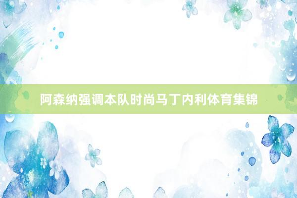 阿森纳强调本队时尚马丁内利体育集锦