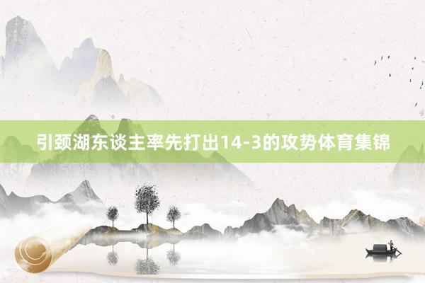 引颈湖东谈主率先打出14-3的攻势体育集锦