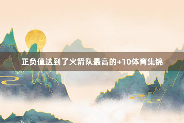 正负值达到了火箭队最高的+10体育集锦