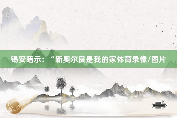 锡安暗示：“新奥尔良是我的家体育录像/图片