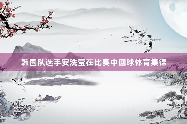 韩国队选手安洗莹在比赛中回球体育集锦